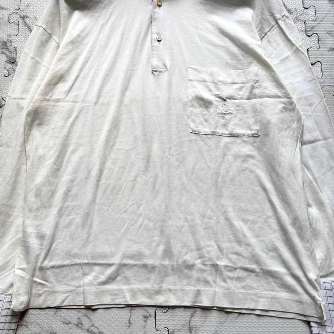 美品✨ARNYS アルニス ロゴ刺繍 ロングスリーブ ポロシャツ ヴィンテージ