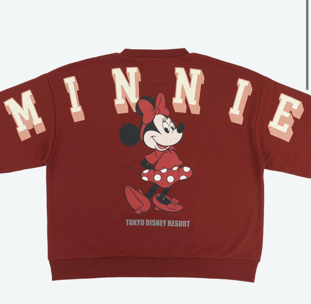 トレーナー　ビッグシルエット　ミニー&ミッキー