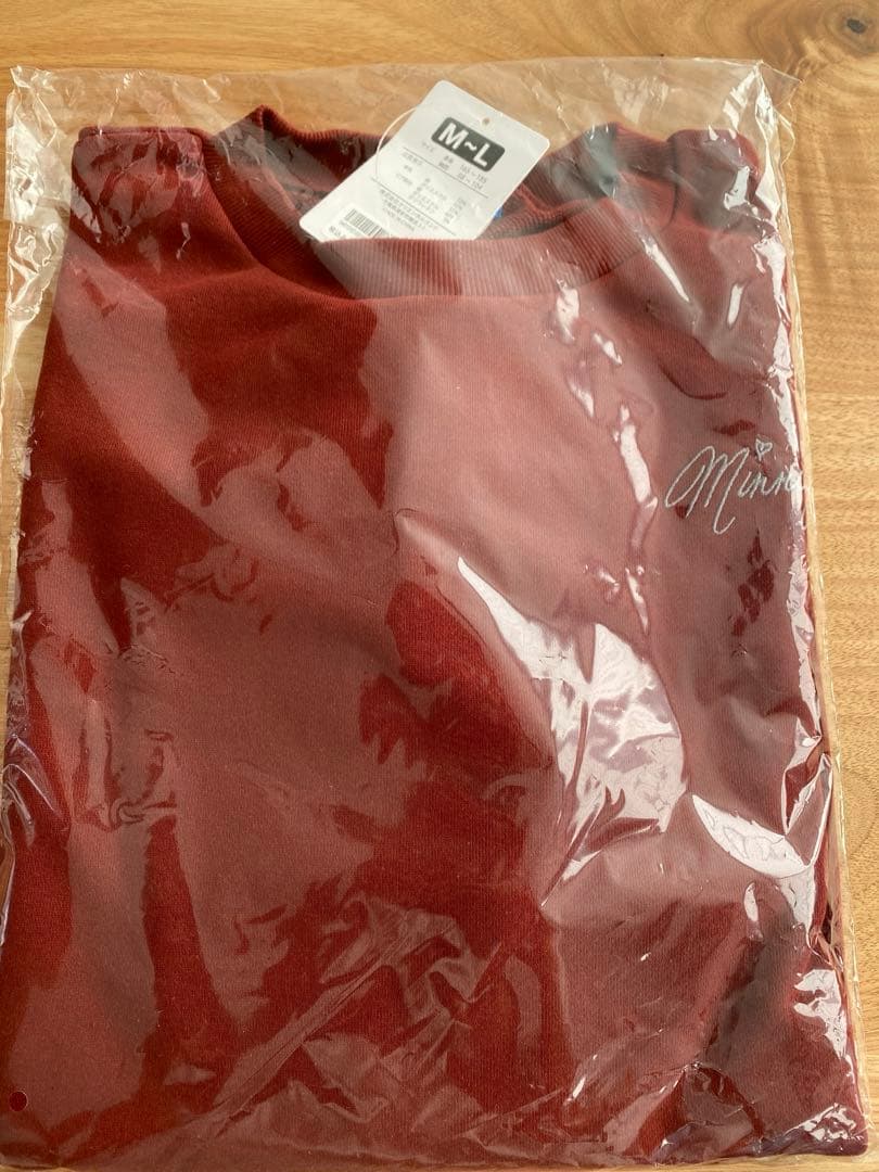 トレーナー　ビッグシルエット　ミニー&ミッキー