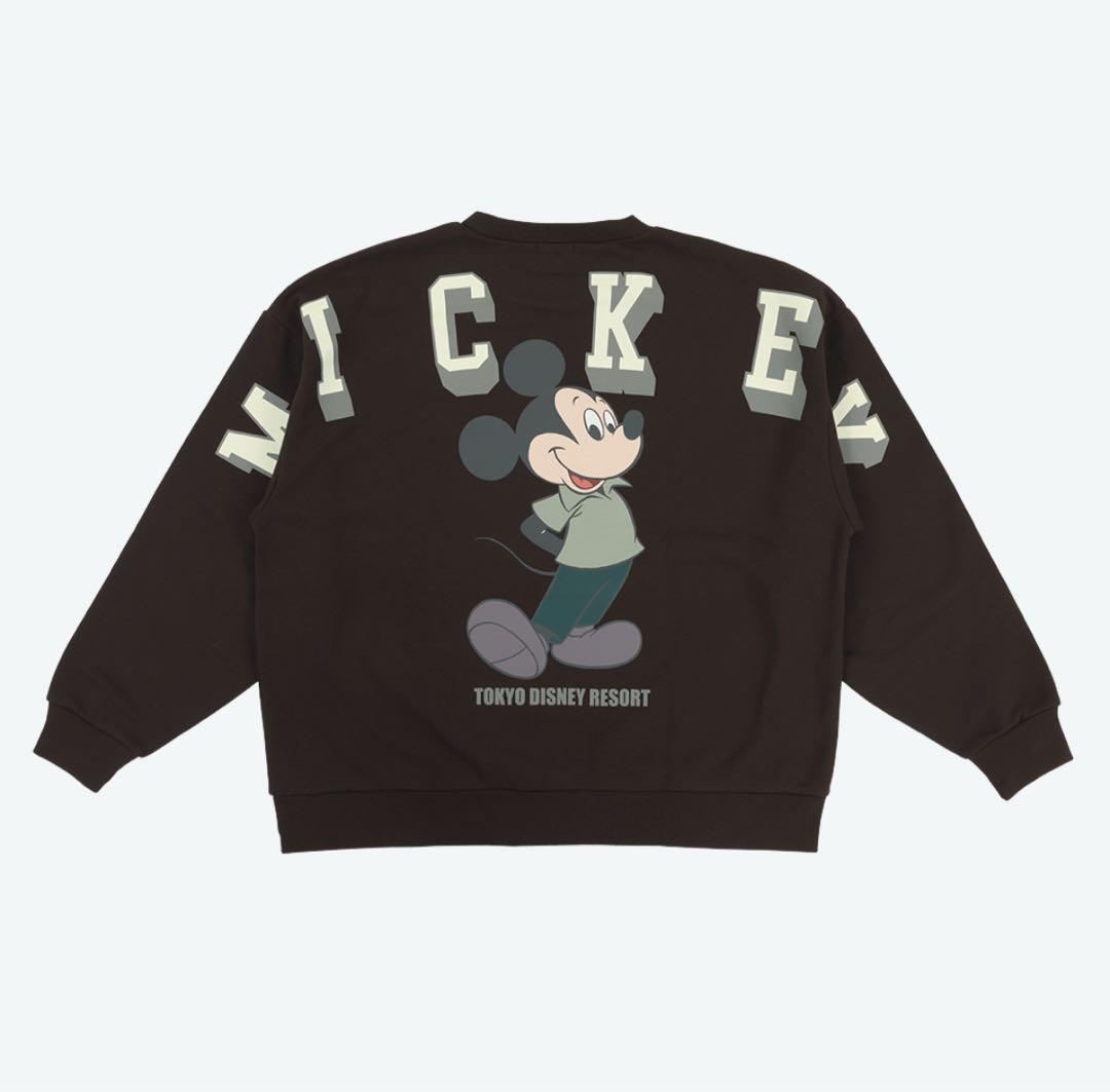トレーナー　ビッグシルエット　ミニー&ミッキー