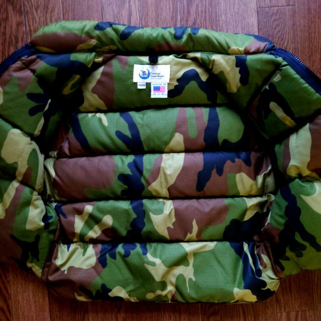 極美品 ★USA製★ CRESCENT DOWN WORKS ダウン xxxs