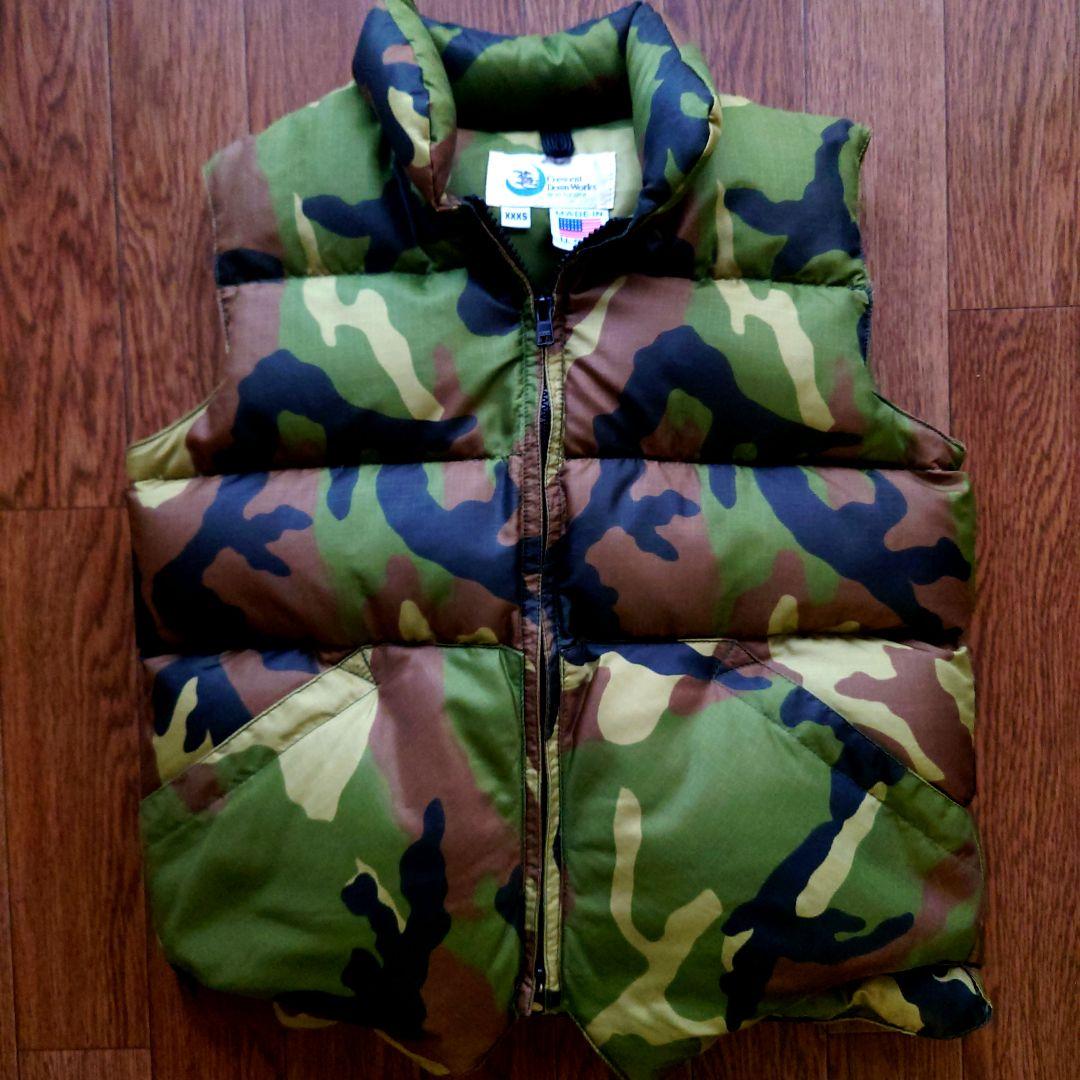 極美品 ★USA製★ CRESCENT DOWN WORKS ダウン xxxs