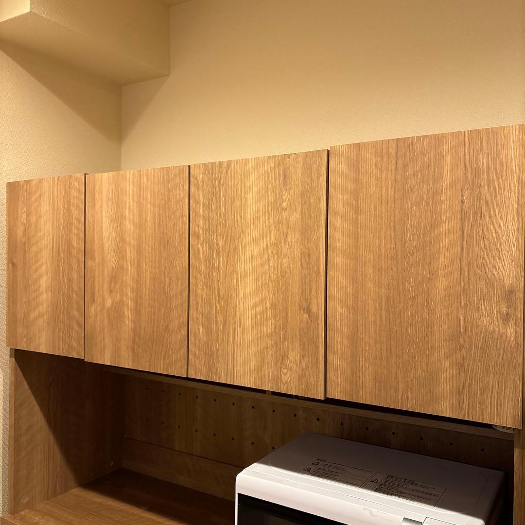 LOWYA 多収納キッチンボード 幅120cm 高 180cm