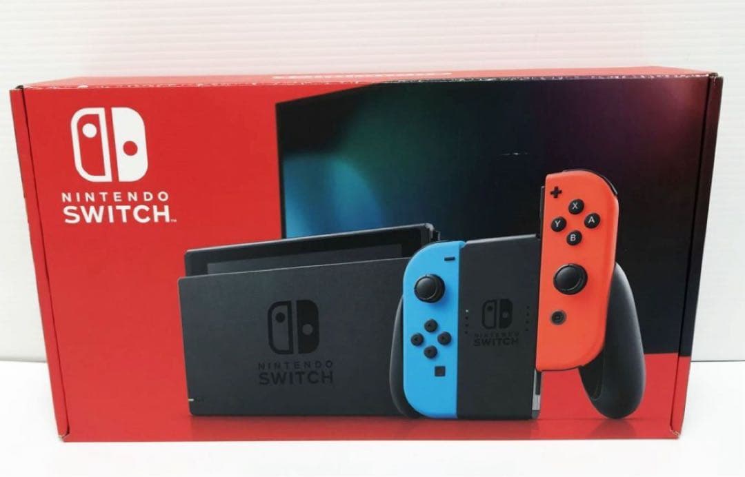 未使用品★Nintendo Switch 本体 青/赤