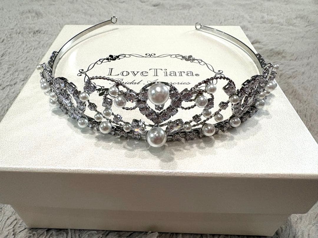 くう♡ラブティアラ♡ロマンスハートジルコニアティアラ