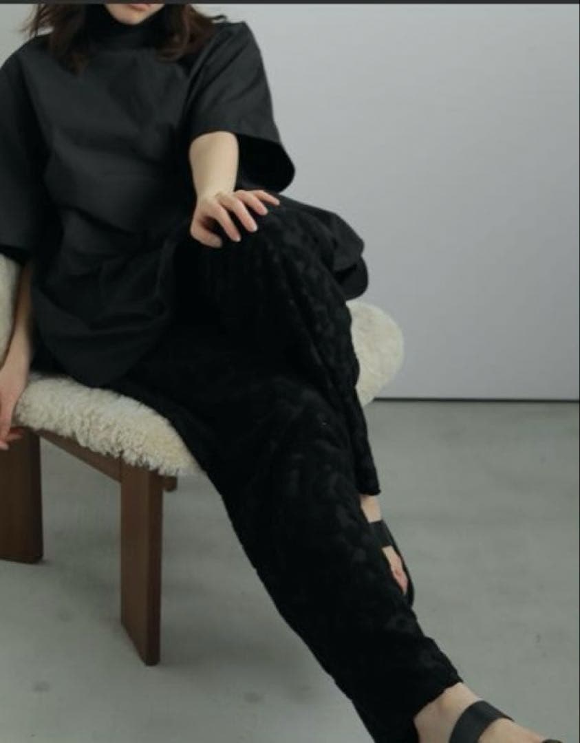 パンツ anuke Jacquard Rough Pants