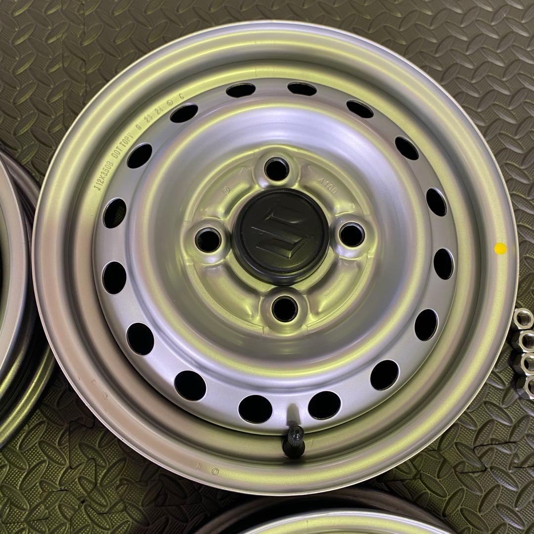 スズキ　キャリー　DA16T 純正鉄ホイール　中古美品(新車外し)　4枚セット