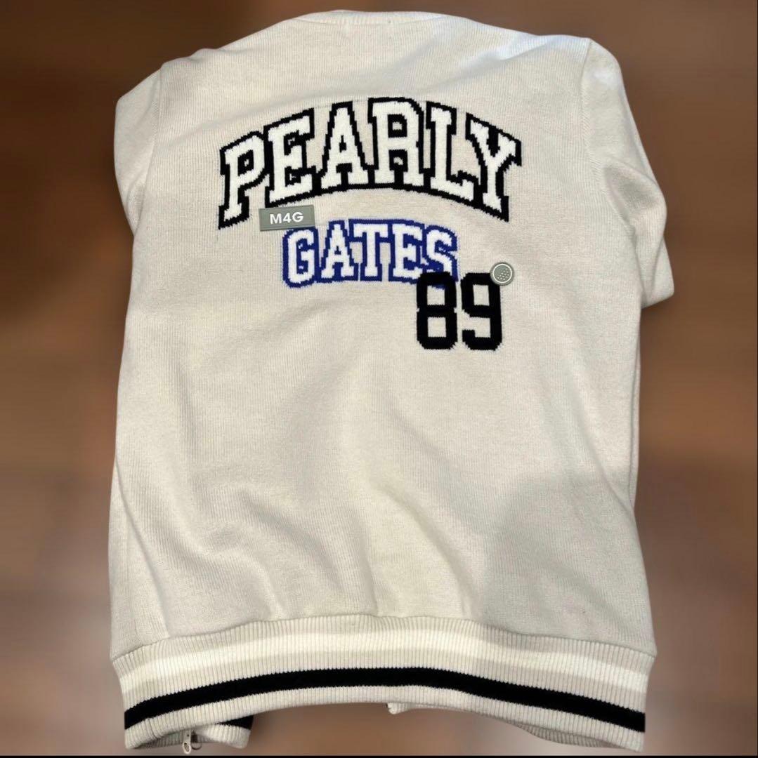 パーリーゲイツメンズ　ジップアップジャケットニット