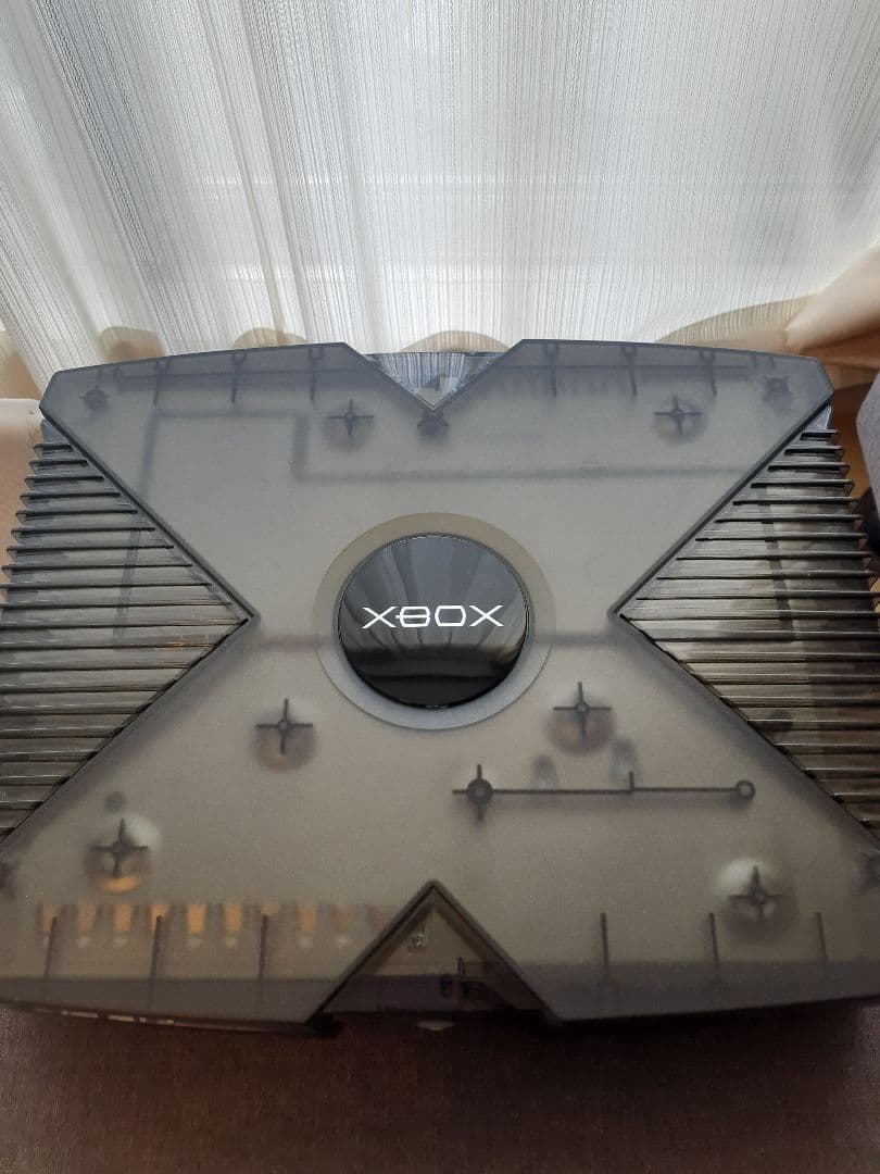 【動作未確認】初代Xboxスペシャルエディション スケルトンブラック ジャンク