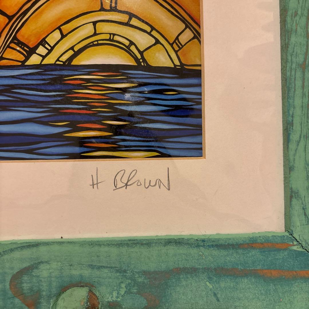 ヘザーブラウン Heather Brown 風景画 2013年 サイン入り