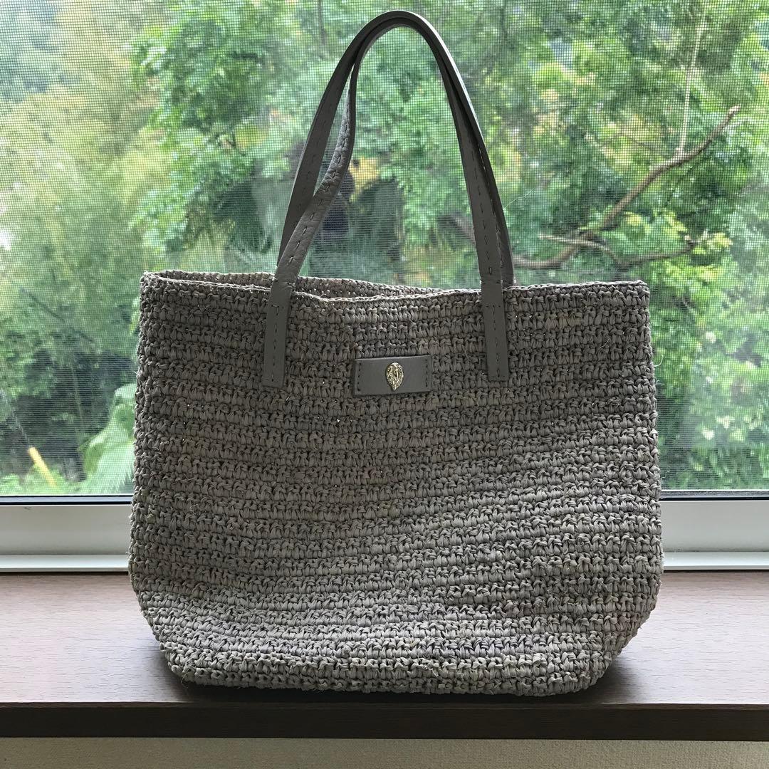 美品ヘレンカミンスキーDavolettaラフィアバッグ