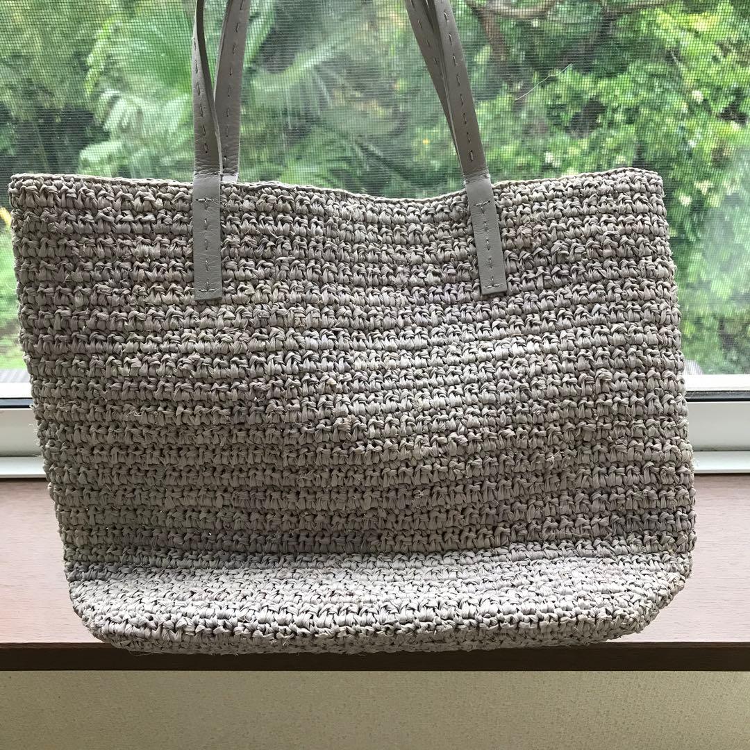 美品ヘレンカミンスキーDavolettaラフィアバッグ