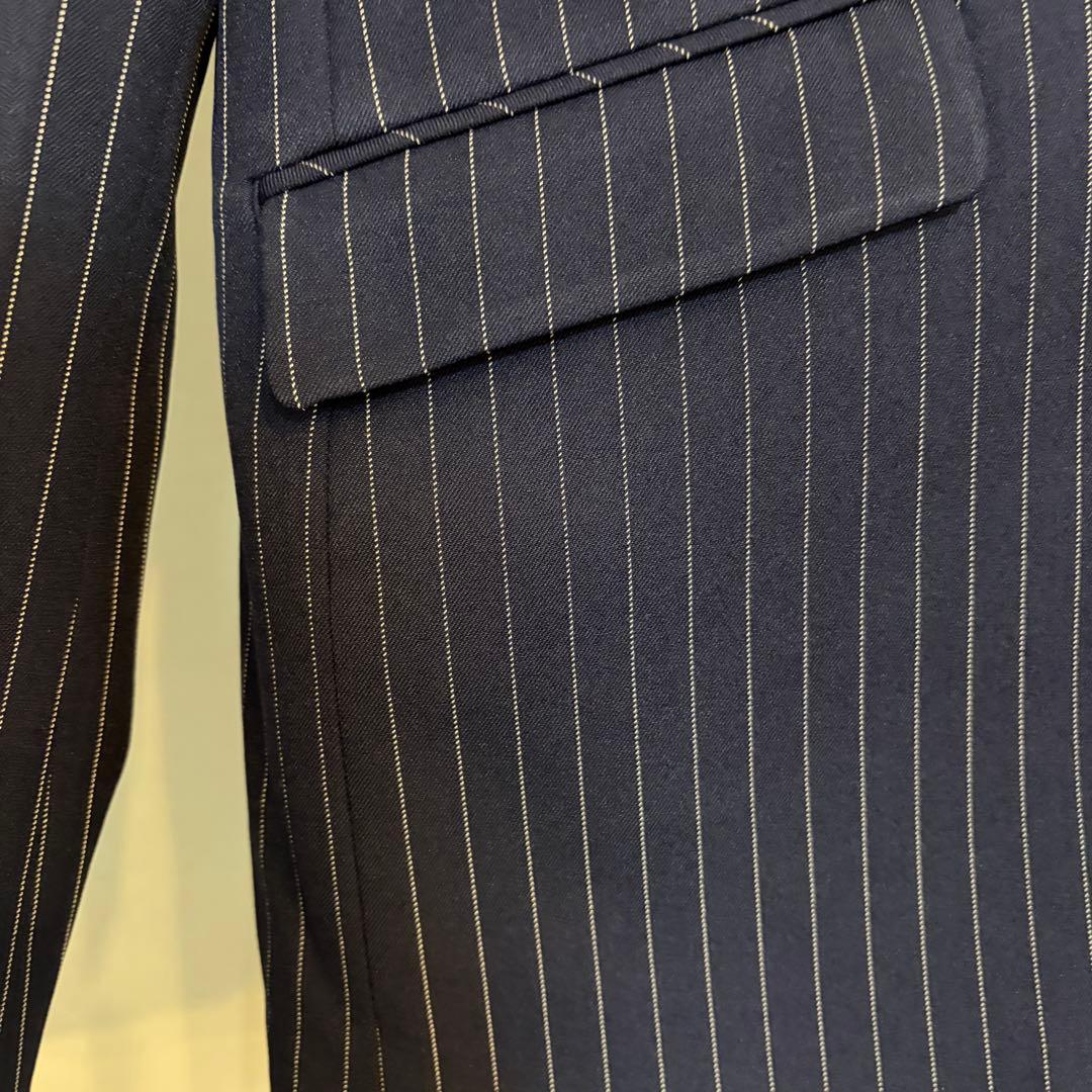 170 ネイビー ストライプ スーツ 2ピース 卒業式　男子　男の子　160