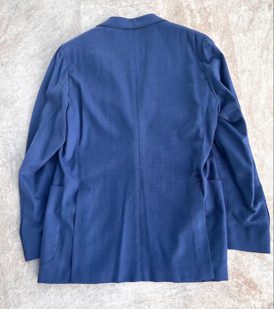 【美品】BOGLIOLI／ボリオリ ネイビー 50 テーラードジャケット