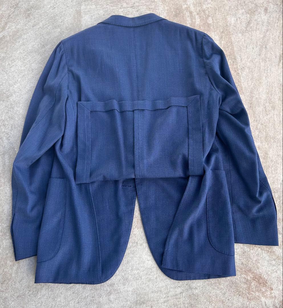 【美品】BOGLIOLI／ボリオリ ネイビー 50 テーラードジャケット