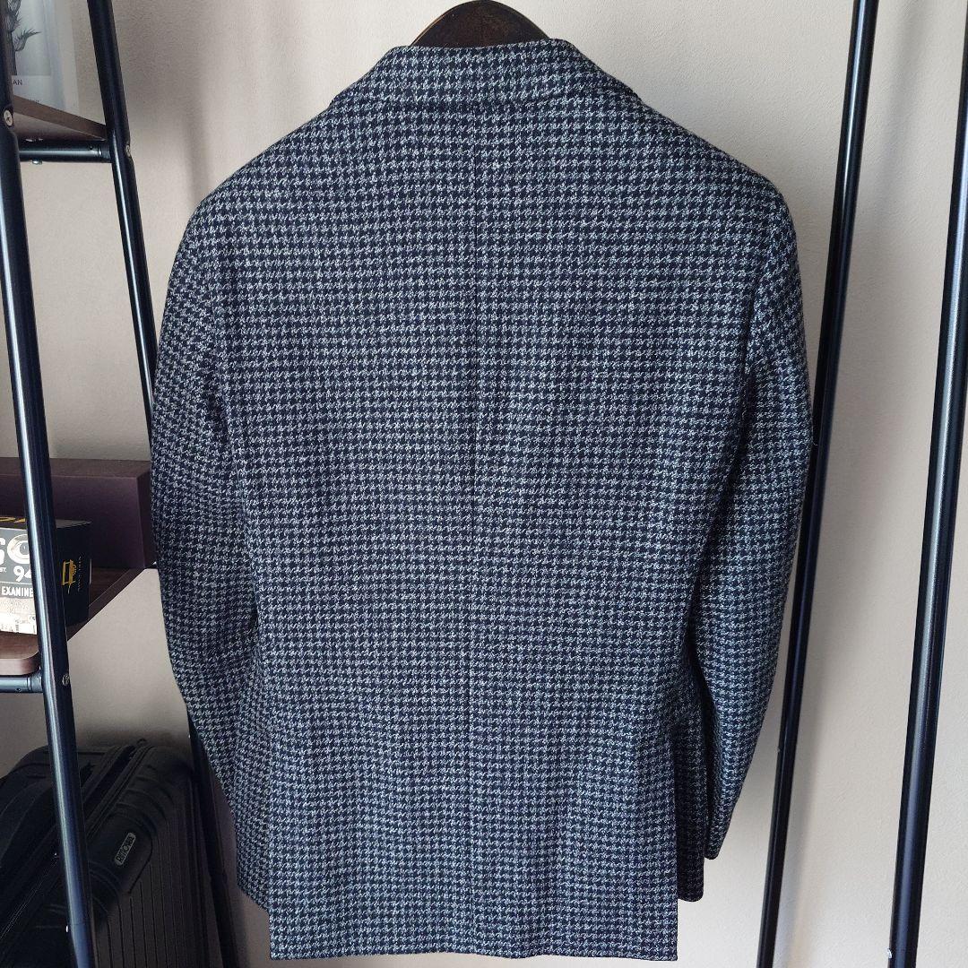 ikko様 LARDINI ハウンドトゥース ジャケット46 イタリア製