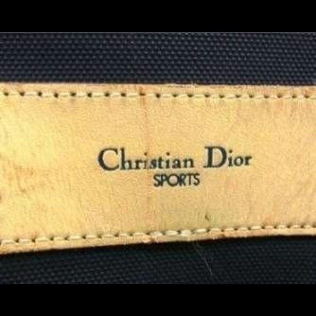 【希少】クリスチャンディオール キャディバッグ ネイビー レザー 肩掛け ゴルフ