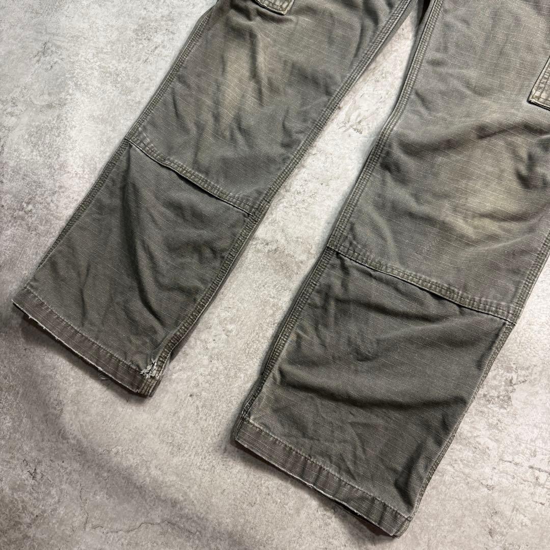 雰囲気◎希少■カーハート【32×32】ダブルニー カーゴ ペインターパンツ