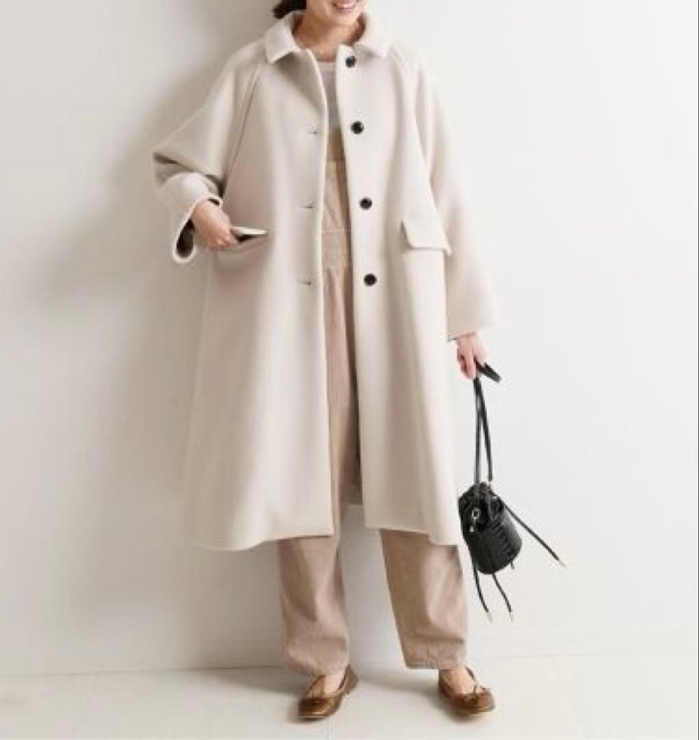 SLOBE IENA ⭐︎ 襟付きラグランAラインコート