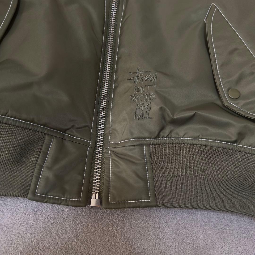 ジャケット・アウター STUSSY BUILT REVERSIBLE BOMBER JACKET L