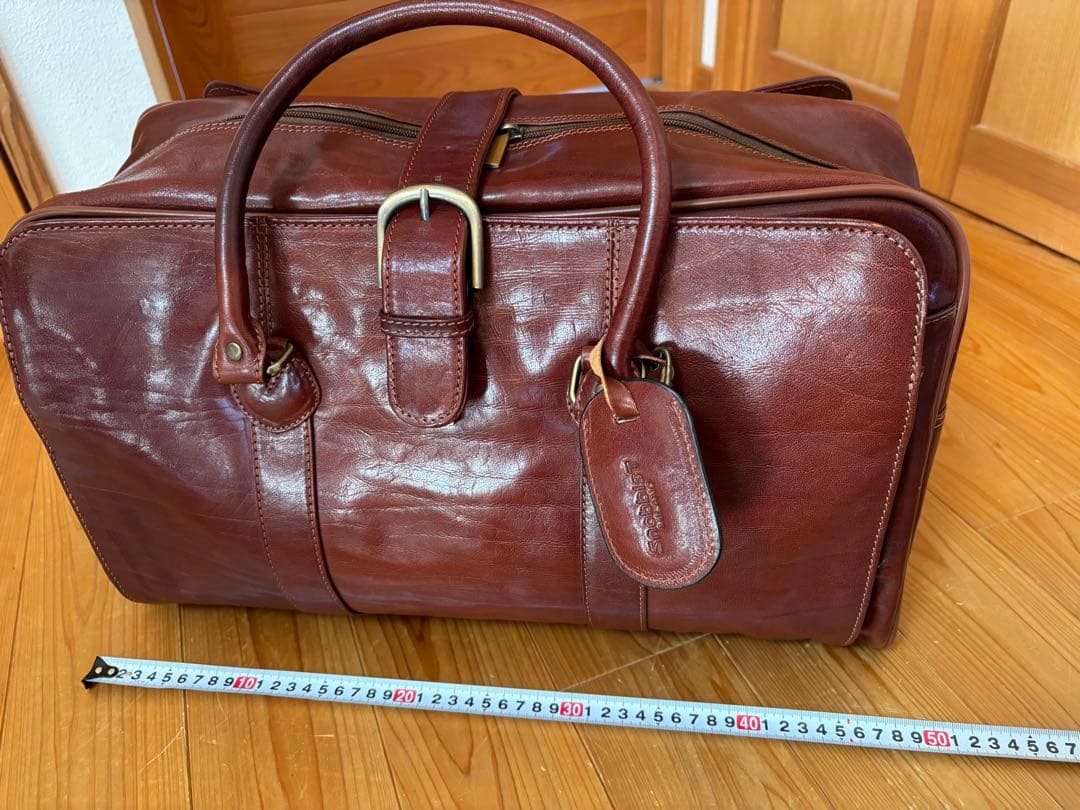 美品！スノビスト、レザー ダッフルバッグ ブラウン　2WAY