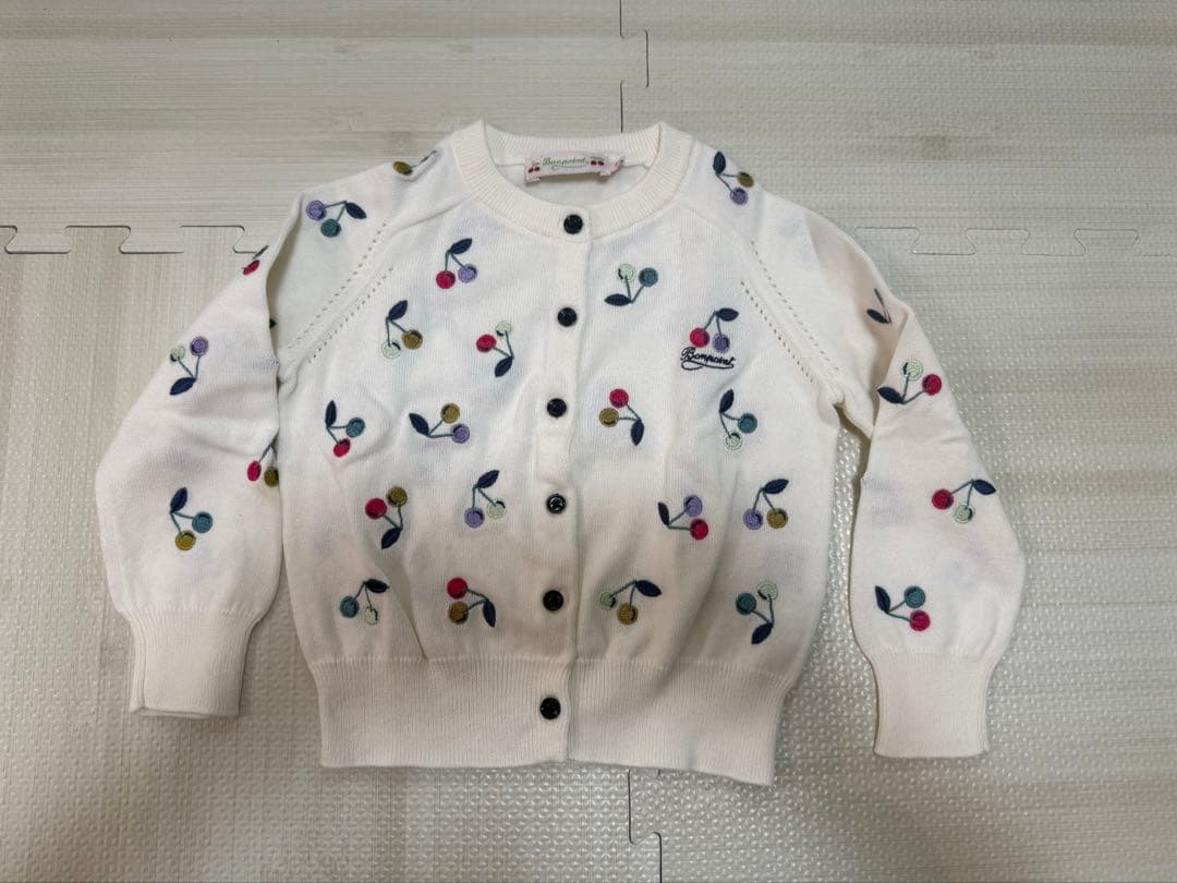bonpoint カーディガン　ワンピース　セット