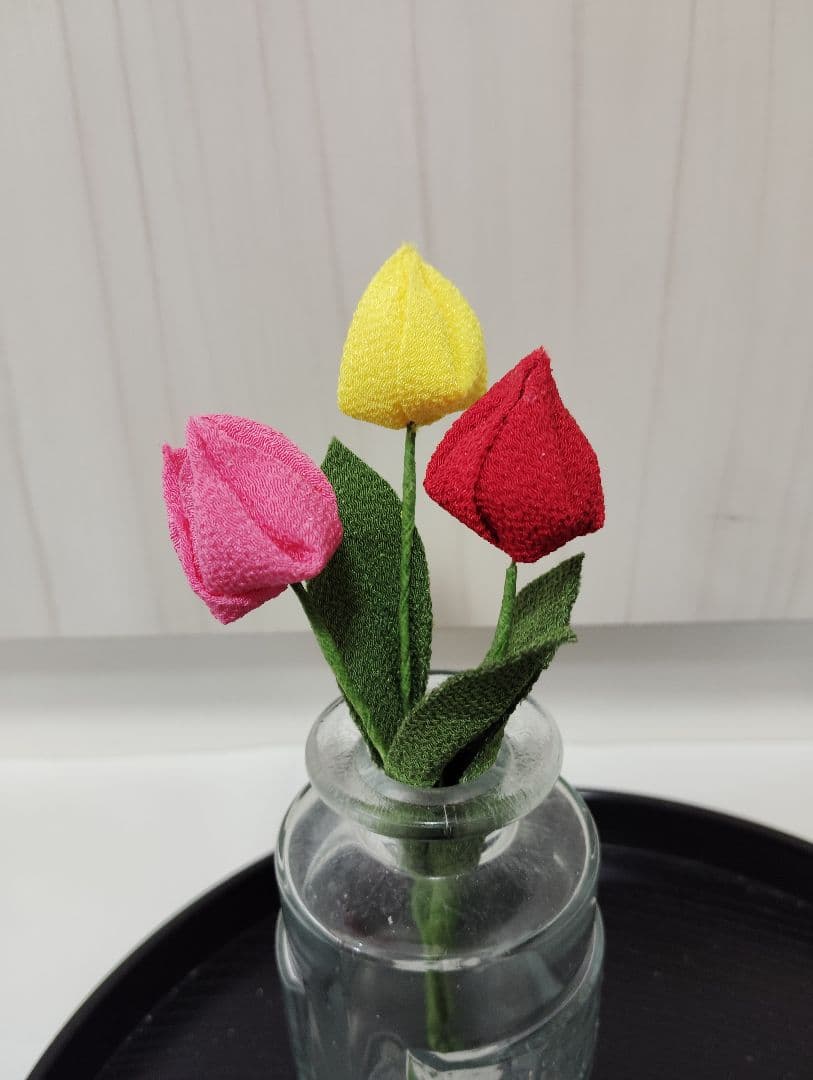 tomtomさま専用　つまみ細工　花菖蒲　こいのぼり　フリージア　チューリップ