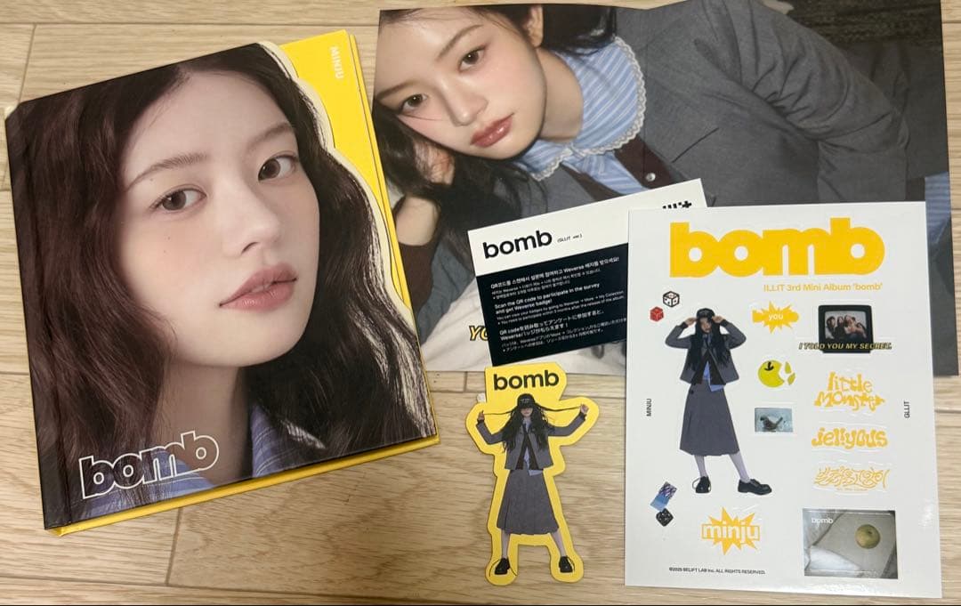 ミンジュ　トレカ　アルバム　illit アイリット　封入　特典