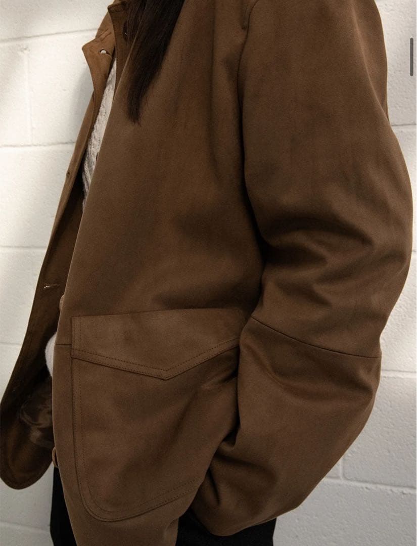 OHOTORO/ Henry Suede Jacket ベージュ