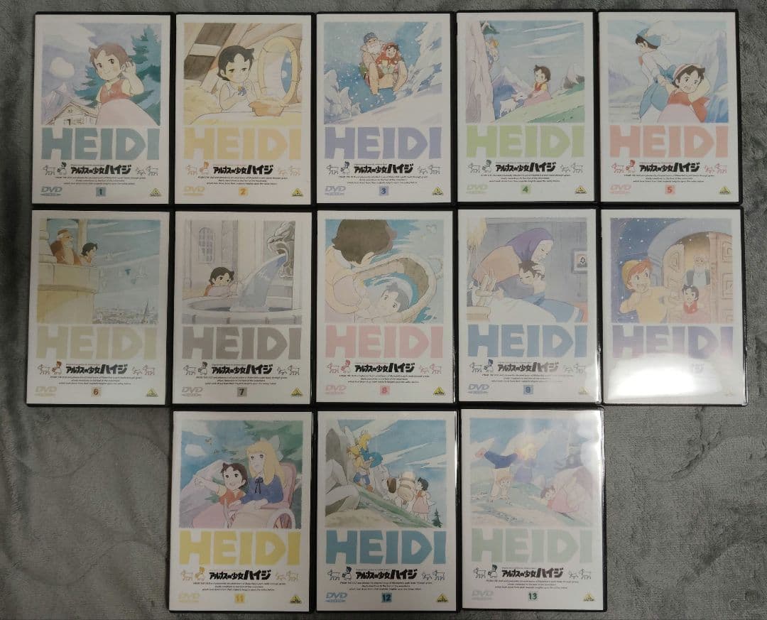 世界名作劇場６作品　国内正規品　ＤＶＤ全巻セット