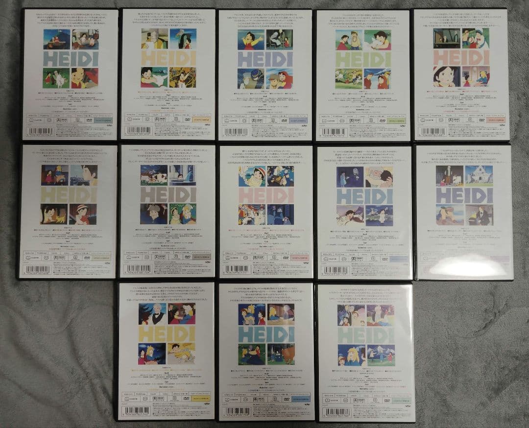 世界名作劇場６作品　国内正規品　ＤＶＤ全巻セット