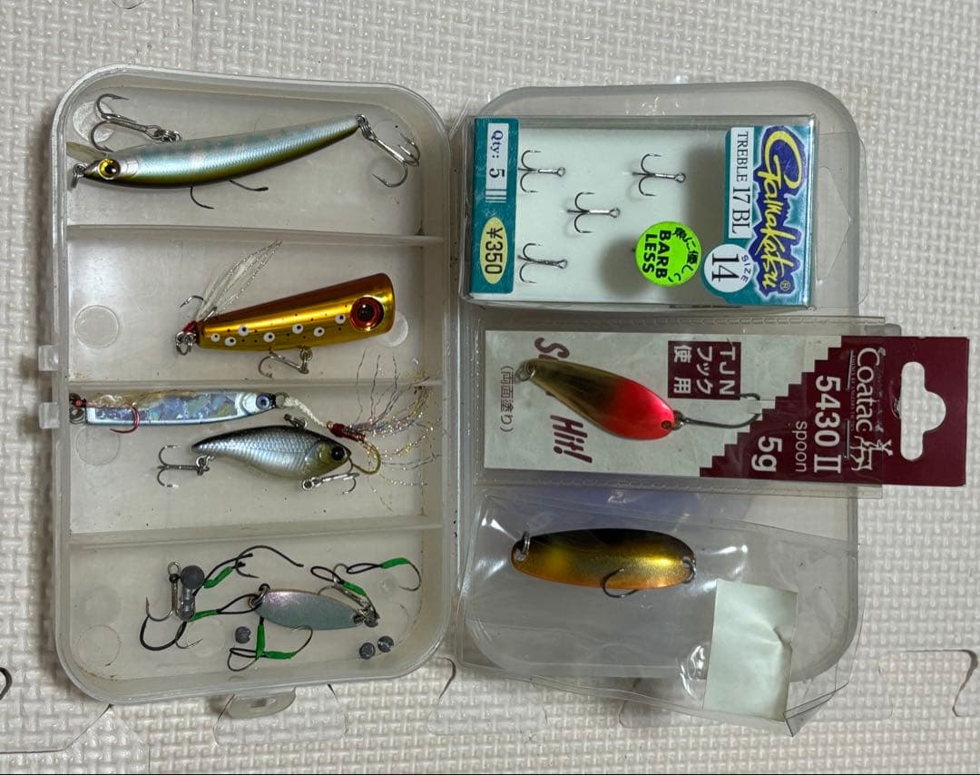 ブラックバスルアー他一式　リュック付き