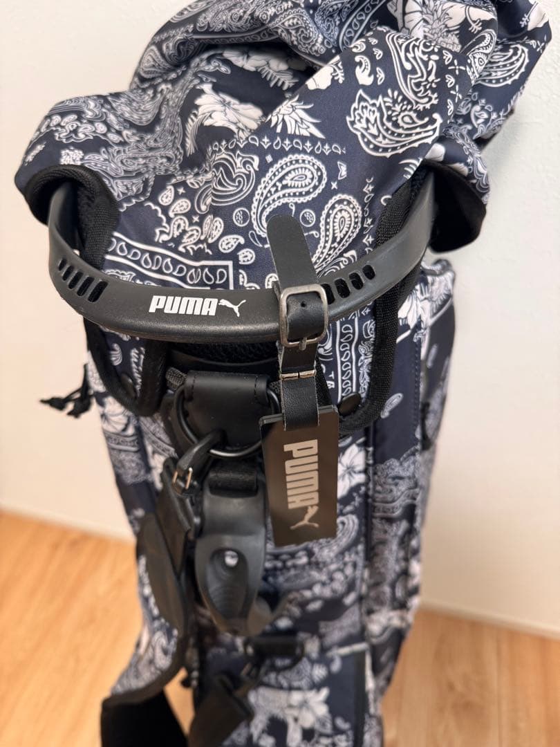 ゴルフキャディーバック　キャディーケース　プーマ　美品　おしゃれ　柄