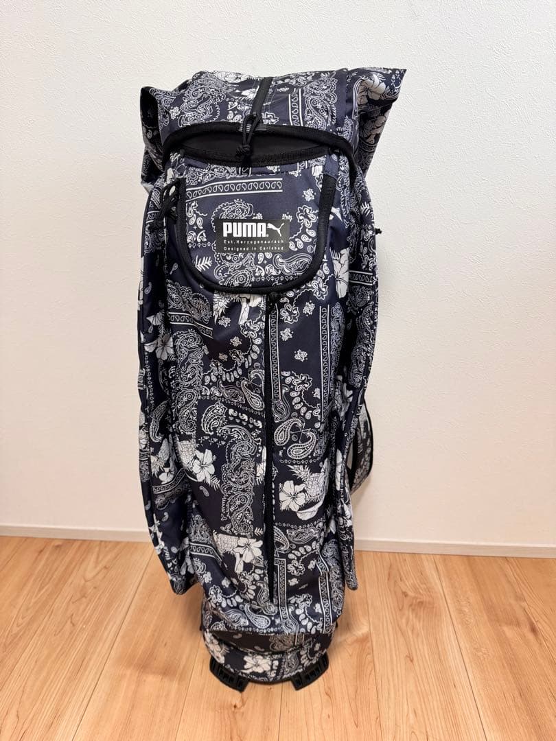 ゴルフキャディーバック　キャディーケース　プーマ　美品　おしゃれ　柄