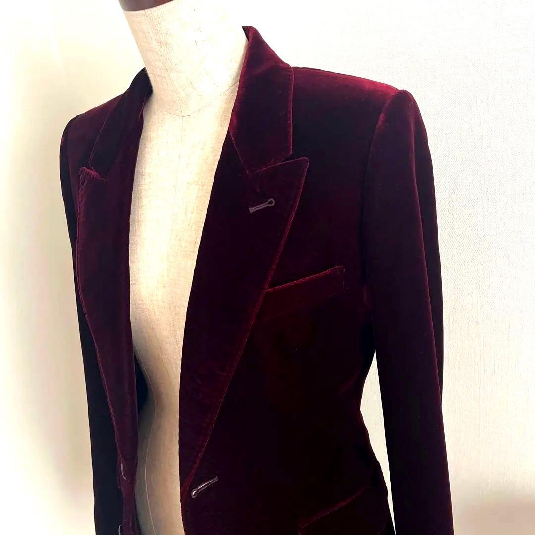 サンローラン　ヴェルベッドジャケット
