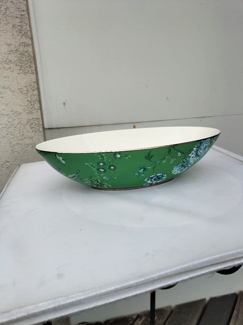 ウェッジウッド　 ジャスパーコンラン　シノワズリ　オーバルボウル
