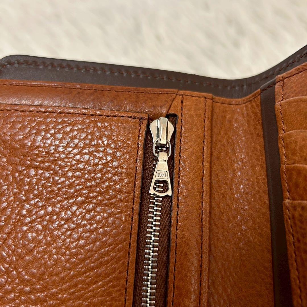 未使用級✨土屋鞄 ウルバーノ ジャケットパース 折り財布 ブラウン