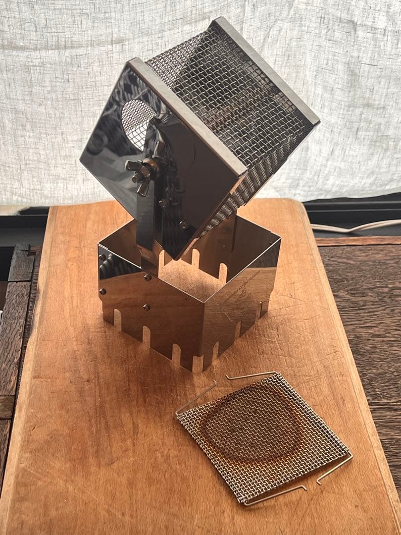 アウベルクラフト 遠赤コーヒー焙煎キット Lタイプ 手回しロースター 一度使用