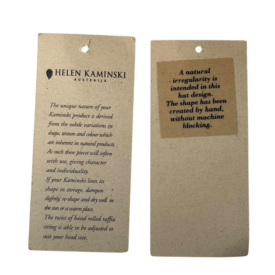 ヘレンカミンスキー　麦わら帽子　ストローハット　箱入り