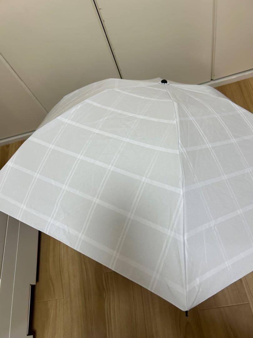 サンバリア 折りたたみ日傘 ３段折 チェック