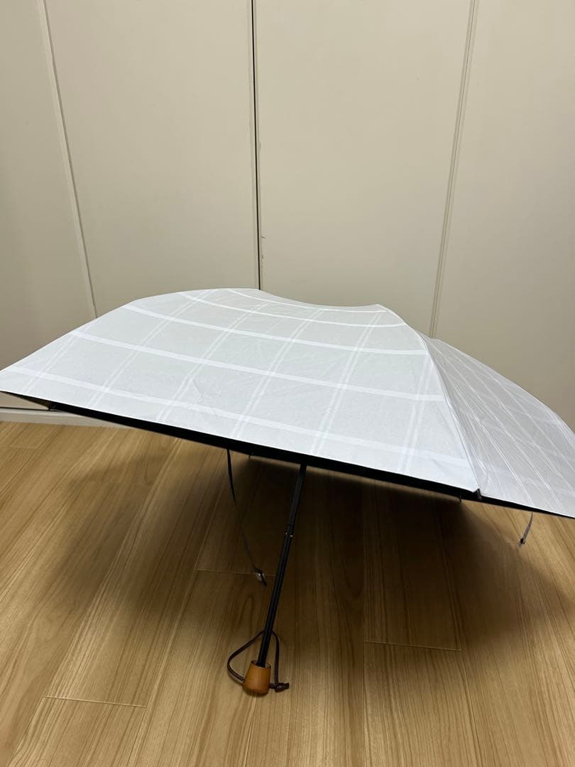 サンバリア 折りたたみ日傘 ３段折 チェック