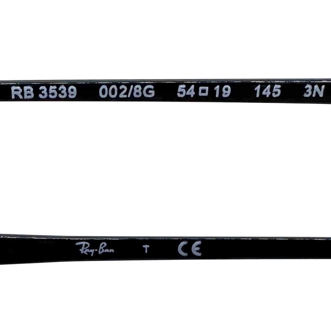 極美品✨Ray-Ban サングラス RB3539 002/8G エリカメタル 黒