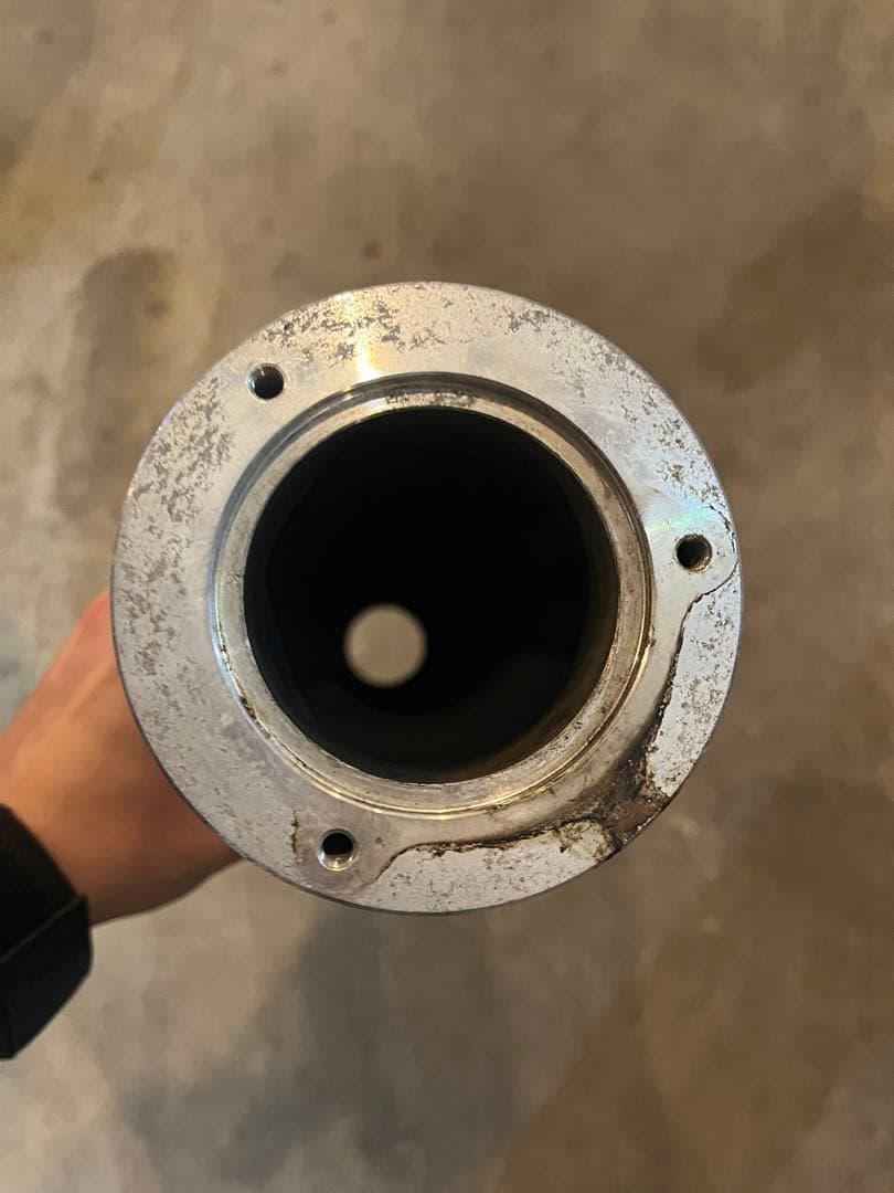 【当時物】EB製 チタンサイレンサー ステー付き CB400SF NC39使用