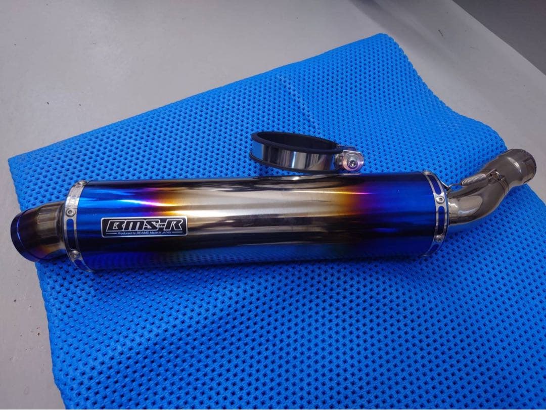 CB400SF用　BEAMS BMS-R スリップオンチタンマフラー　NC42