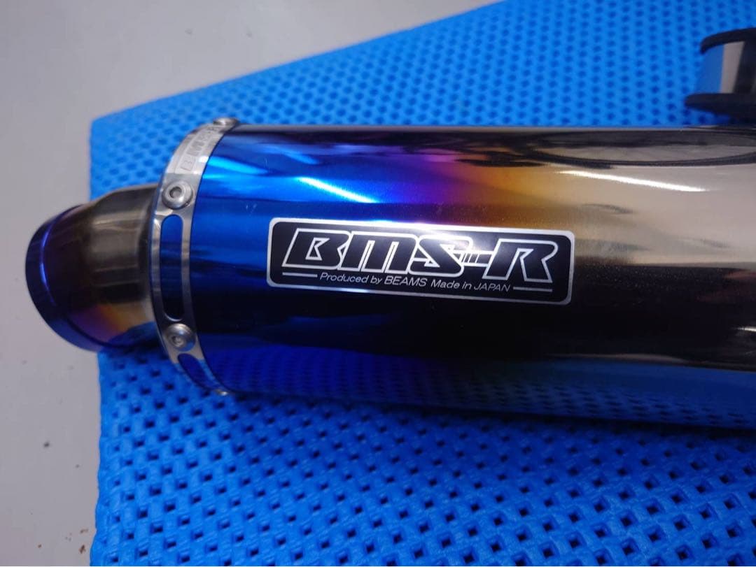CB400SF用　BEAMS BMS-R スリップオンチタンマフラー　NC42