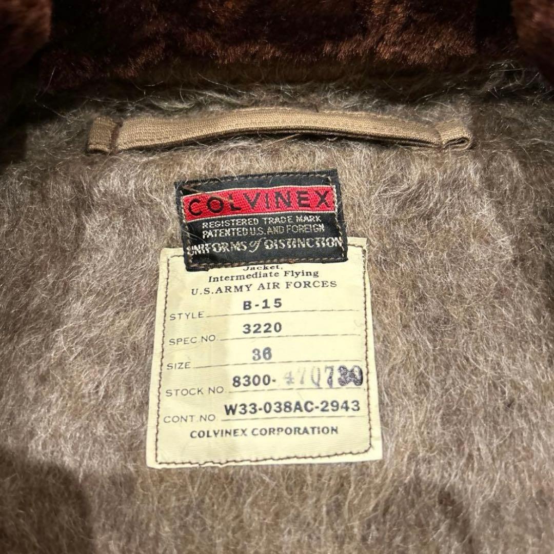 Buzz Rickson's[バズリクソンズ] B-15 COLVINEX 36