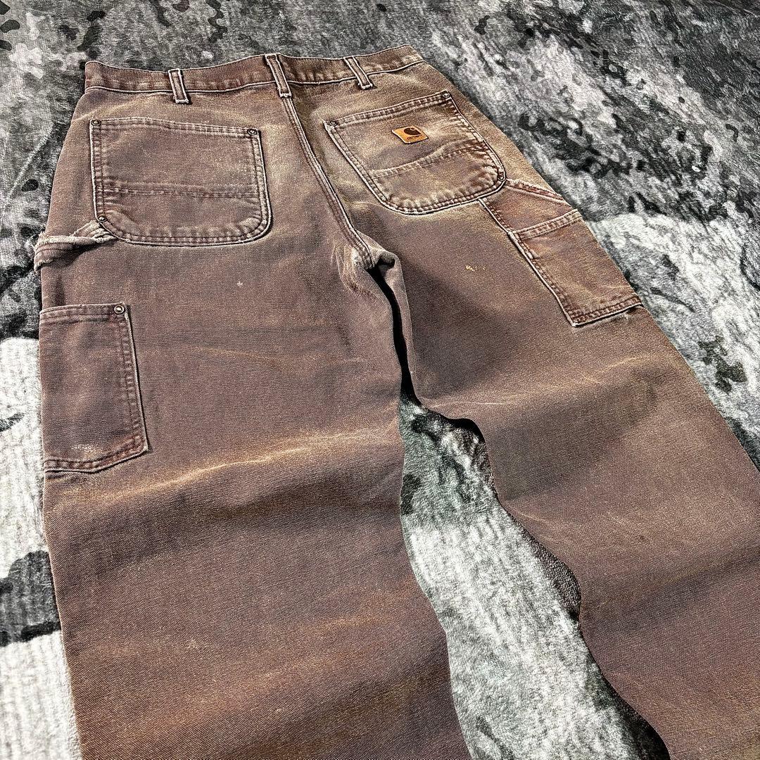 極上クラッシュ ダック地 良フェード レザータグ スペシャル ゆるだぼ 一点物