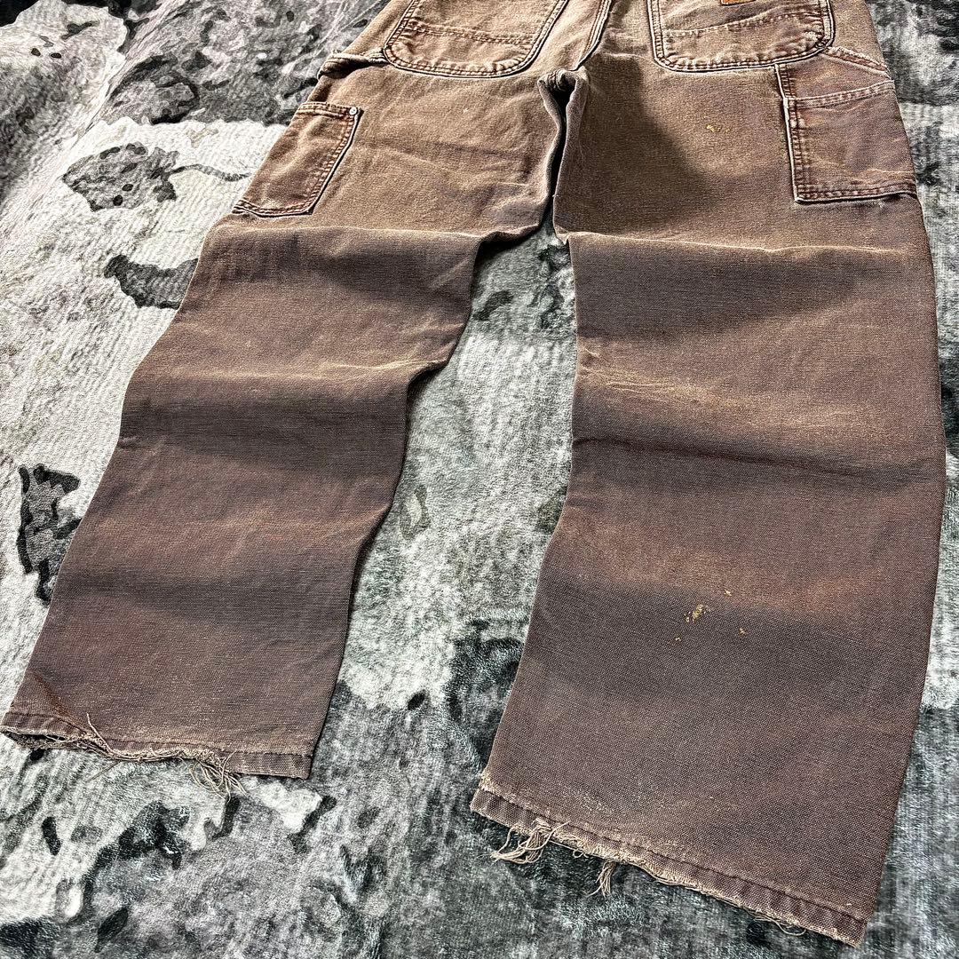 極上クラッシュ ダック地 良フェード レザータグ スペシャル ゆるだぼ 一点物