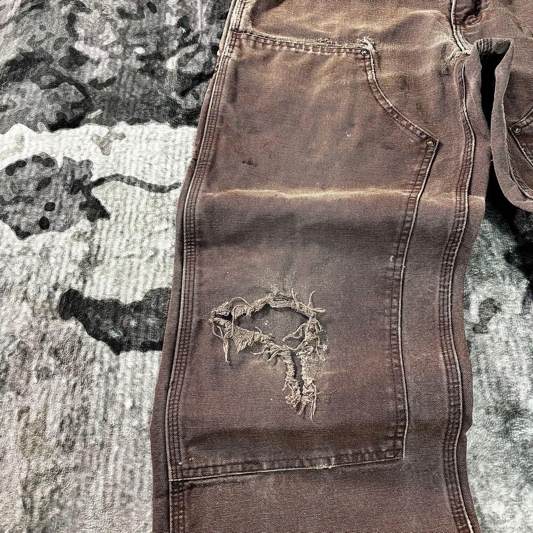 極上クラッシュ ダック地 良フェード レザータグ スペシャル ゆるだぼ 一点物