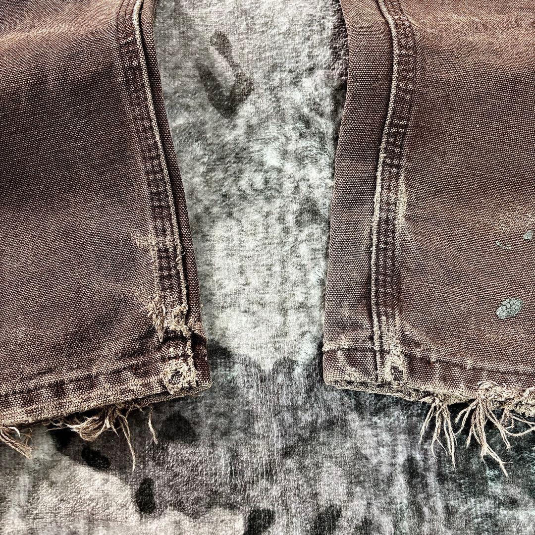 極上クラッシュ ダック地 良フェード レザータグ スペシャル ゆるだぼ 一点物